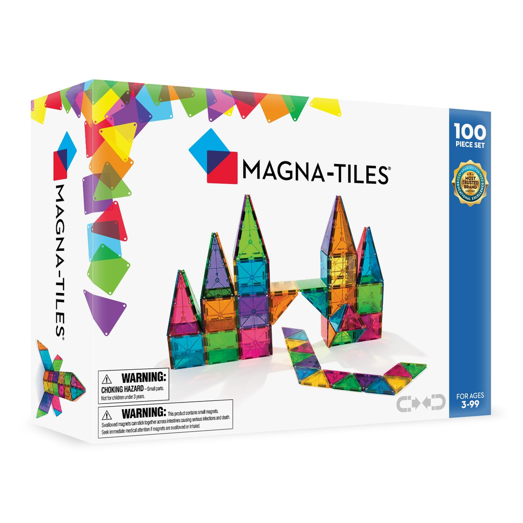 Small Magnetic Building Tiles - Charcoal