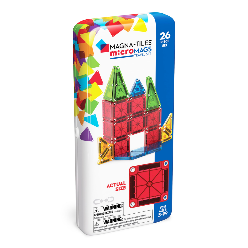 Small Magnetic Building Tiles - Olive