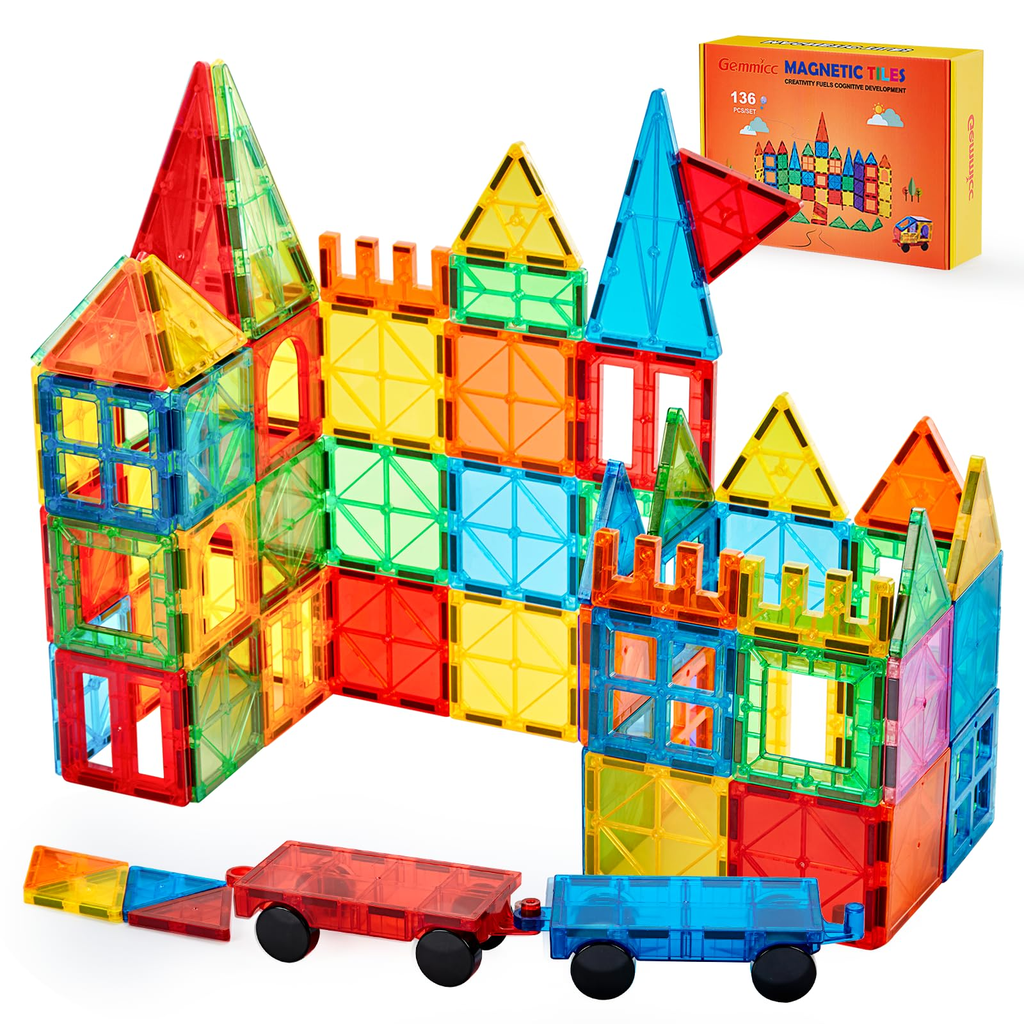 Family Magnetic Building Tiles - Terracotta