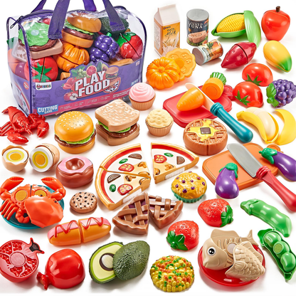Portable Pretend Kitchen Toy - 4 Pack