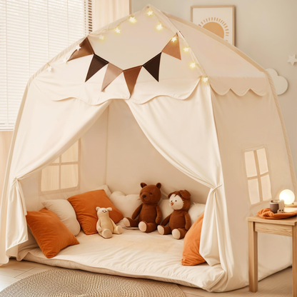 Adjustable Play Tent - Natural